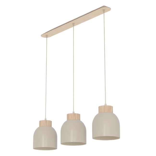 Lámpara colgante Oka Moca (3 luces)