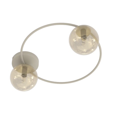 Buga Moca Amber Ceiling Lamp (2 lights)