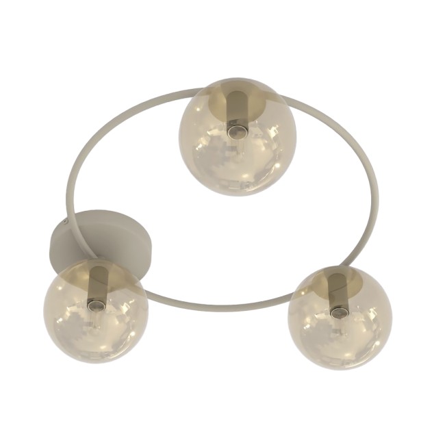 Buga Moca Amber Ceiling Lamp (3 lights)