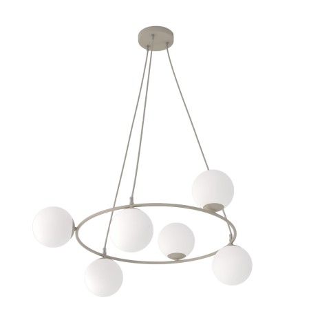 Ibar Opal Pendant Lamp (6 lights)
