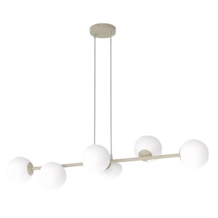 Odra Moca Opal Pendant Lamp (6 lights)