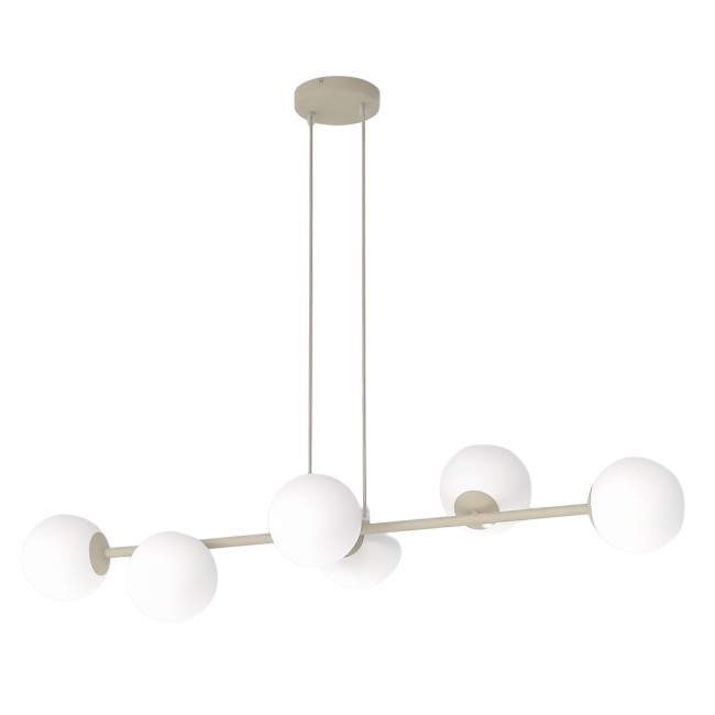 Odra Moca Opal Pendant Lamp (6 lights)