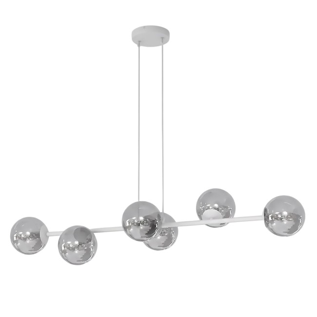 Odra Graphite Hanging Lamp (6 lights)