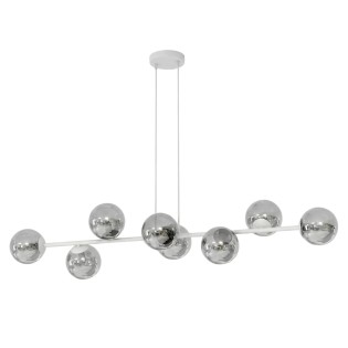 Lámpara colgante Odra Gris Grafito (8 luces)