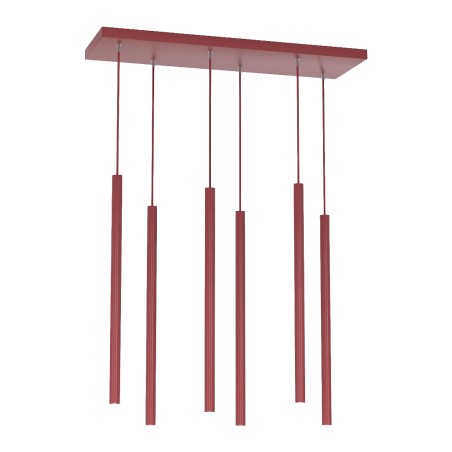 Uza Bordeaux Pendant Lamp (6 lights)