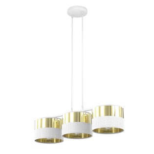 Velto White+Gold Pendant Lamp (3 lights)