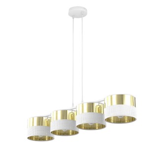 Velto White+Gold Pendant Lamp (4 lights)