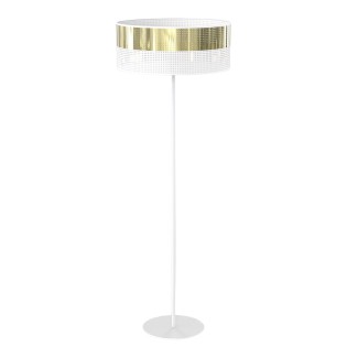 Velto White+Gold Floor Lamp