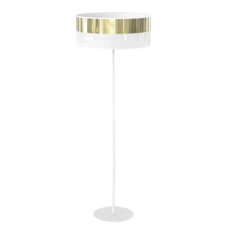 Velto White+Gold Floor Lamp