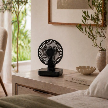 Ventilador de mesa con batería Fanito Azul Oscuro 4 Vel.