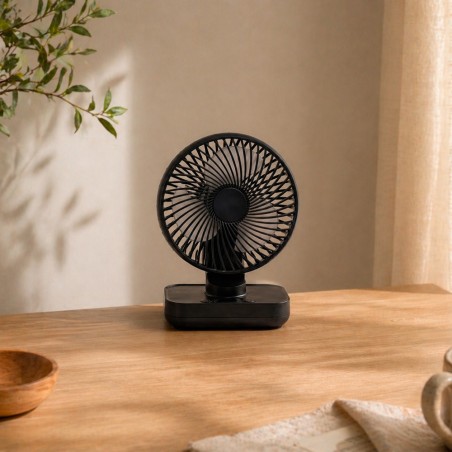 Ventilador de mesa con batería Fanito Azul Oscuro 4 Vel.