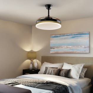 LED-Ventilator mit klappbaren Flügeln Vento (72W)