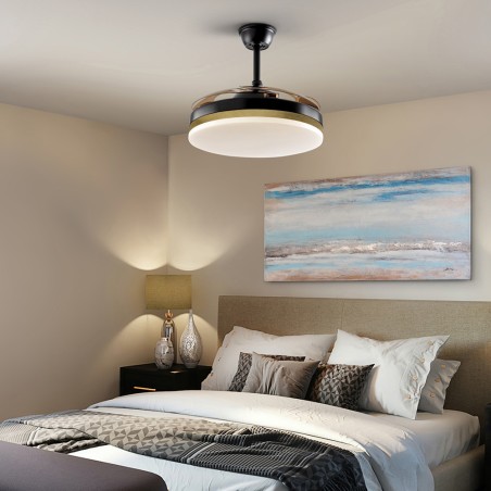 LED fan with folding blades Vento Dim (36W)