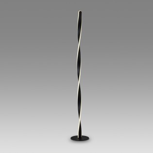 LED Floor Lamp Twist Black (40W)