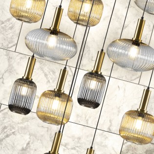 Cluster Pendant Lamp Norma (18 lights)