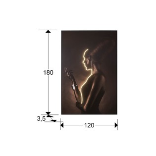 copy of Cuadro con luz LED Violonchelo (80x120cm.)