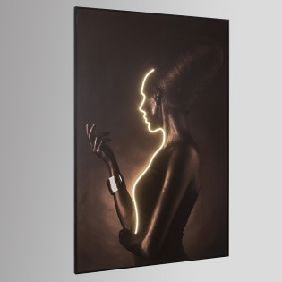 Picture with LED light Silueta (120x180cm.)