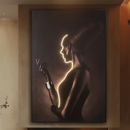 Picture with LED light Silueta (120x180cm.)
