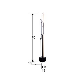 LED floor lamp Colette (44W)