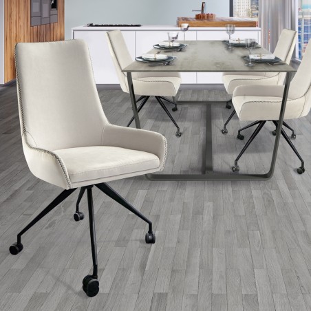 Diane chair with wheels