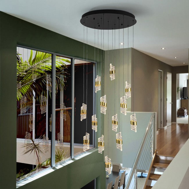 LED Cluster Pendant Lamp Iliada (13x7W)