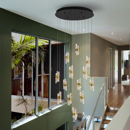 LED Cluster Pendant Lamp Iliada (13x7W)