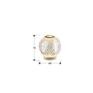 Austral rechargeable LED table lamp (1.5W)