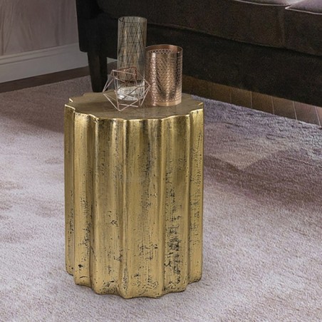 Striped Side Table
