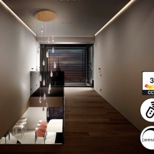 LED Ceiling Lamp Tears (40W)
