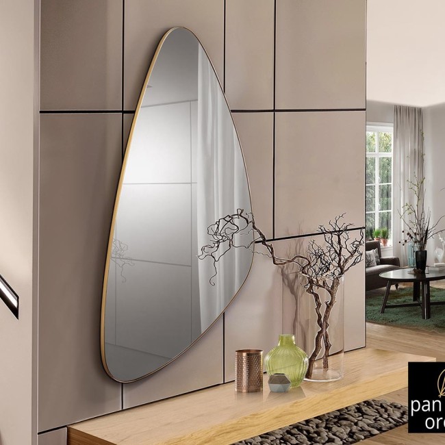 ORIO-ESPEJO TRIANG.ORO 168X81