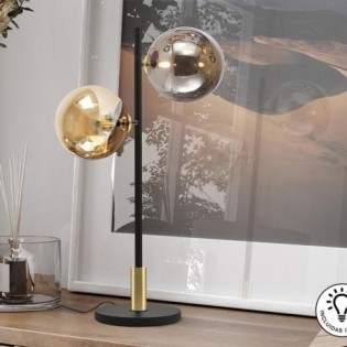 Dark Table Lamp (2 lights)