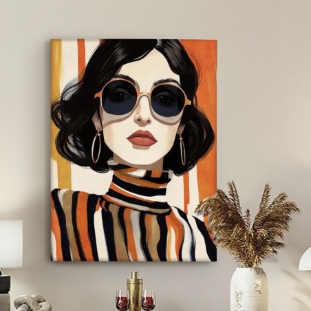 Acrylic Painting Orange (90x120)