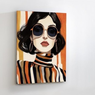 Acrylic Painting Orange (90x120)