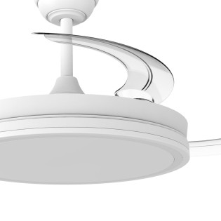 LED Ceiling Fan Folding Blades Surpino White CCT Dim (48W)