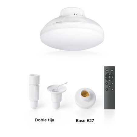 Bombilla ventilador LED aspas retráctiles Mandy CCT (18W)