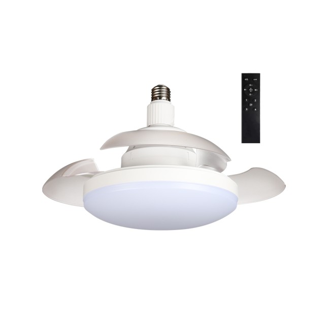 Bombilla ventilador LED aspas retráctiles Mandy CCT (18W)