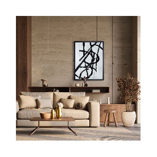 Acrylic Painting Graphos White (75x100)