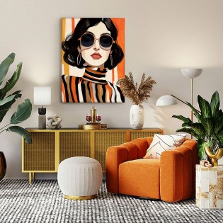Acrylic Painting Orange...