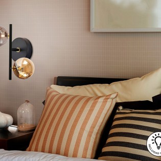 Dark Wall Lamp (2 lights)
