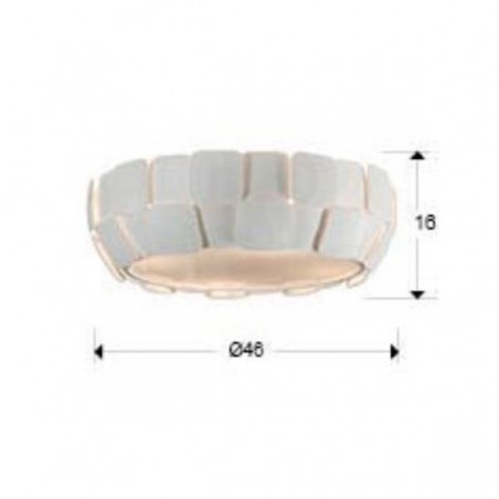 Ceiling Flush Light LED Quios (40W)