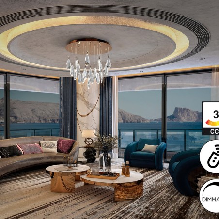LED Ceiling Lamp Tears (38W)