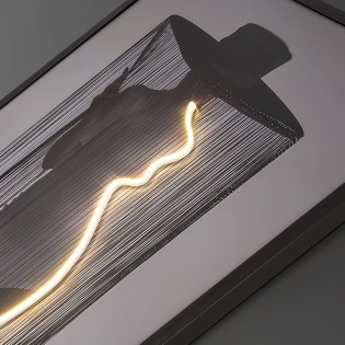 Picture with LED light Diva (120x80cm.)