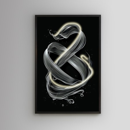 Picture with LED light Cinetic (120x80cm.)