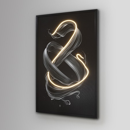 Picture with LED light Cinetic (120x80cm.)