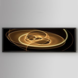 Picture with LED light Trazados (50x150cm.)