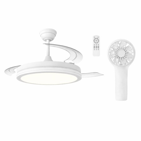 Ventilador de techo LED Atlas + Ventilador de mano Bris