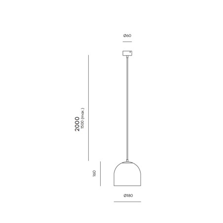 Pendant light Alpha