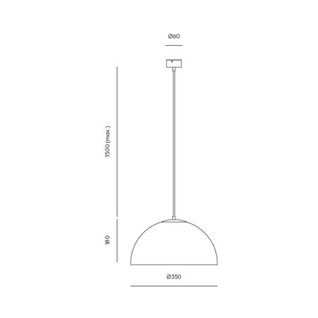 Pendant light Beta