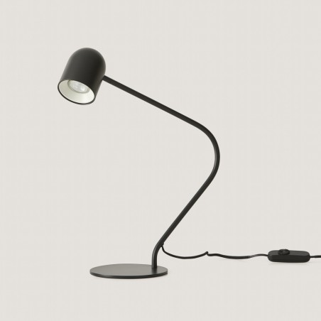 Tischlampe aus Rohr