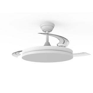 LED ceiling fan folding blades Verno Eco CCT Dim (48W)